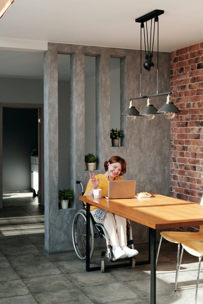 An MSP Service Desk Coordinator Working From Their Home