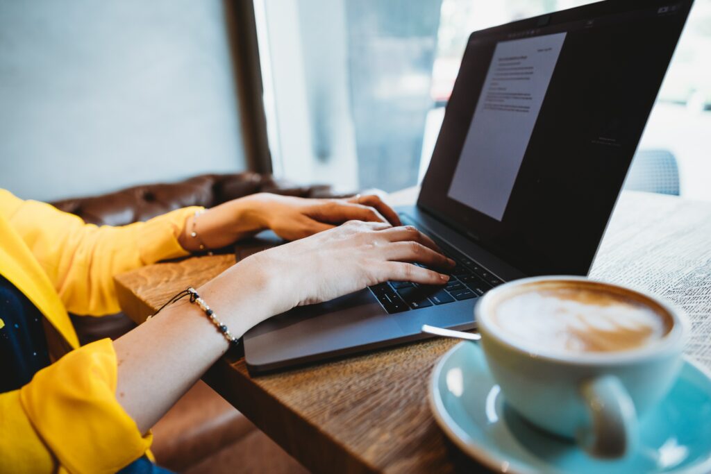 A remote MSP worker and their morning coffee