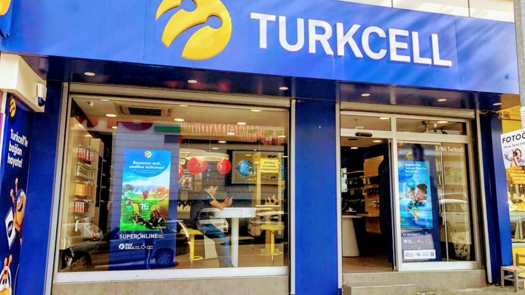 A photo of a Turkcell branch office.
