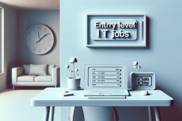 best remote it careers, a simplified illustration of a laptop on a desk